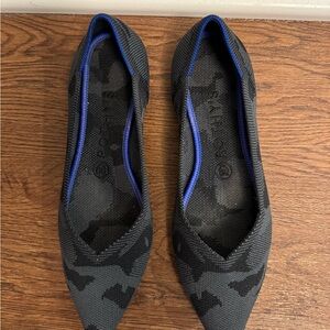 Rothy's Women's Black Camo Flats Size 8.5